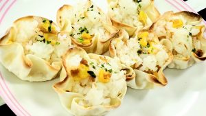 一口で食べれる彩りごはん